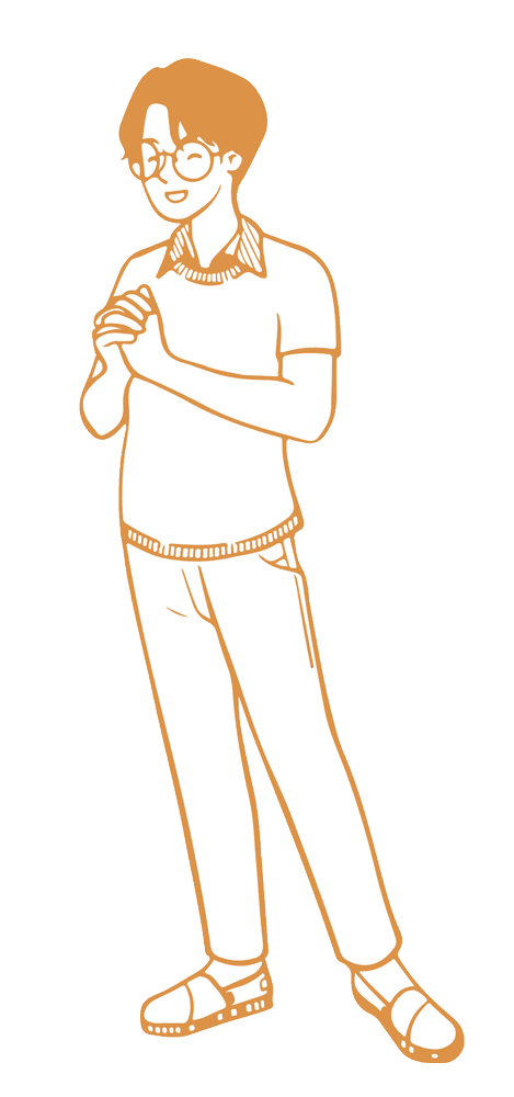 Illustration of the Orange type character